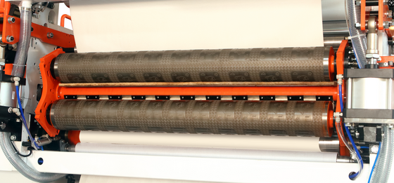 Máquina de dobragem de tecido de transferência automática Máquina de conversão de papel de tecido de lâmina espiral 130m/min