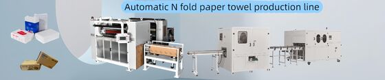 Bon prix Serviette de main de pli de N faisant la chaîne de production de papier de soie de soie de stratification de colle de machine avec la pompe à vide 11kw en ligne